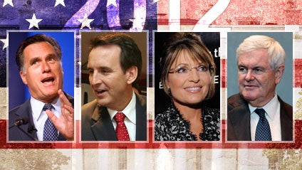 2012, Romney, Palin, Pawlenty, Gingrich 