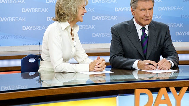 In this film publicity image released by Paramount Pictures, Diane Keaton, left, and Harrison Ford are shown in a scene from "Morning Glory." (AP Photo/Paramount Pictures, Macall Polay) 