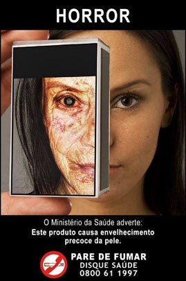 Terrifying Cigarette Labels from Brazil
