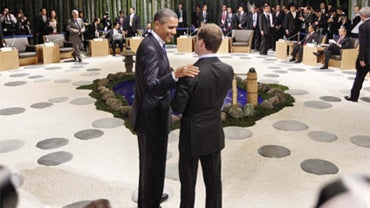 Obama Medvedev 