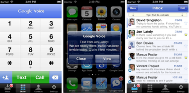 Google Voice for the iPhone, finally available as a native application. 