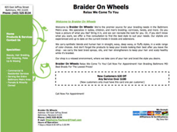 Braider On Wheels  