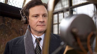 Colin Firth as the British monarch King George VI, in "The King's Speech." 