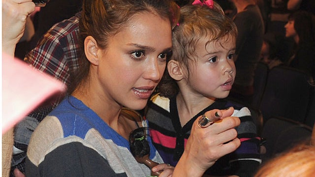 LOS ANGELES, CA - NOVEMBER 27: Actress Jessica Alba, producer Cash Warren and daughter Honor Warren attend Yo Gabba Gabba! Live! There's A Party In My City at Nokia L.A. Live on November 27, 2010 in Los Angeles, California. (Photo by Alberto E. Rodriguez/ 