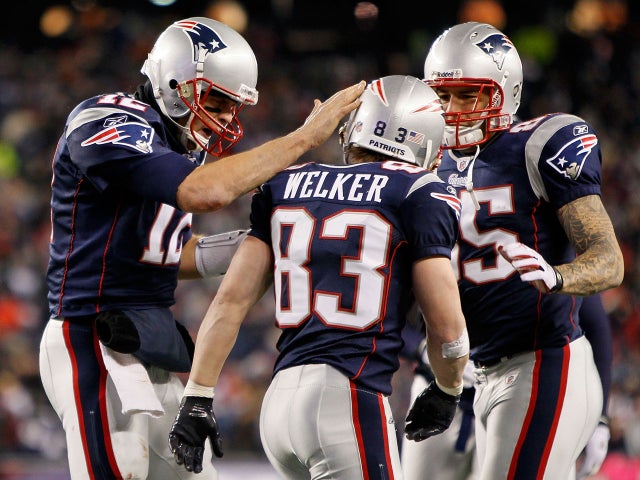 Tom Brady, Wes Welker, Aaron Hernandez 