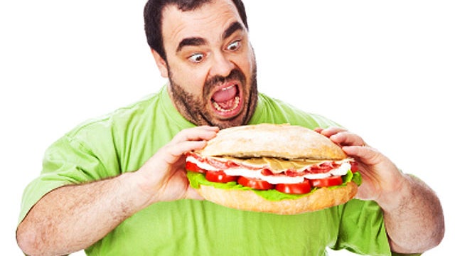 fat man, sandwich, istockphoto, 4x3 