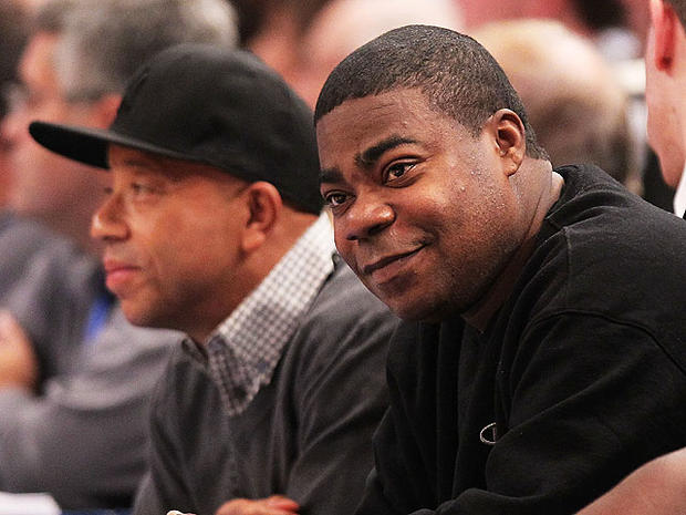 tracy morgan watching the game 