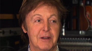Paul McCartney during exclusive interview with Jeff Glor about being named Kennedy Center Honoree 