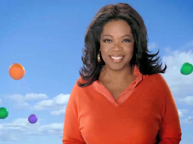 Oprah Winfrey in an ad for her OWN cable channel. 
