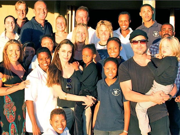 Jolie and Pitt in the Giving Spirit 