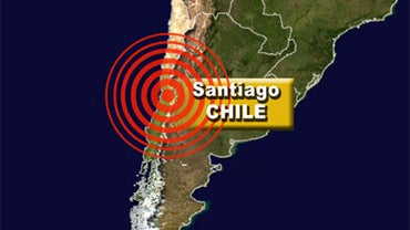 GENERIC chile santiago map earthquake  