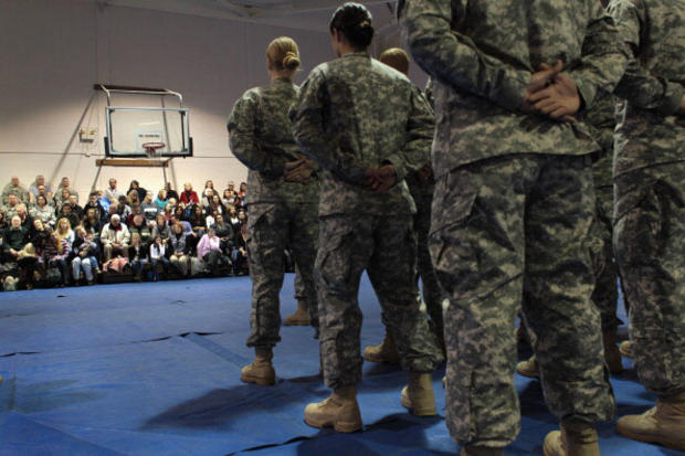 Fort Carson Holds Deployment Ceremony For 928th Area Support Medical Company 