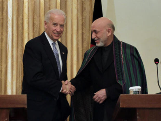 Joe Biden, Hamid Karzai, Afghanistan 