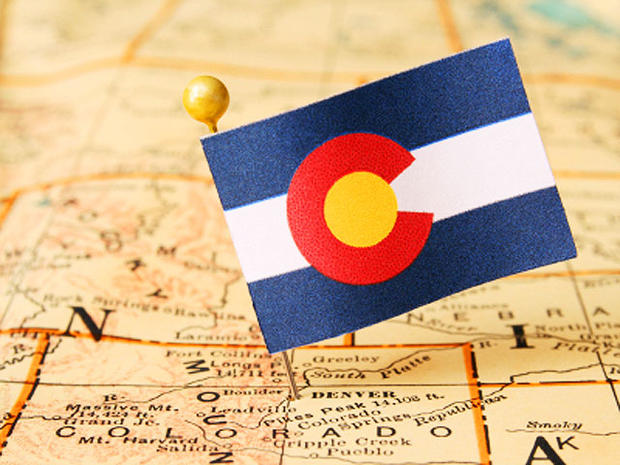 Colorado, state flag, generic, 4x3 