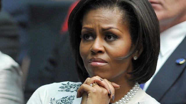 Michelle Obama at the Tuscon memorial service 