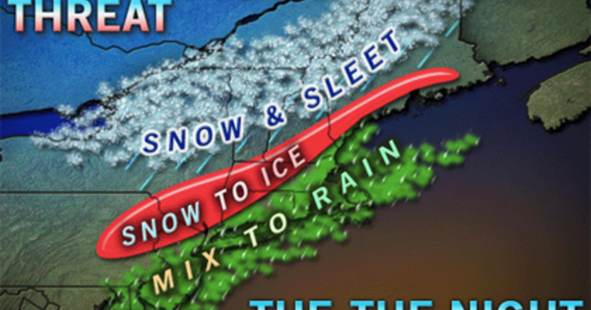 Snow And Ice Could Make For Slippery Morning Commute Cbs New York 5407