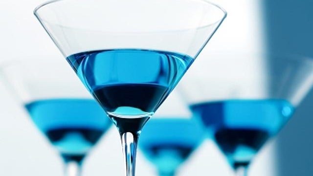 Blue cocktails are among those suggested by award-winning mixologist Charlotte Voisey for a royal wedding viewing party -- to go with the classic theme, "serving something old, something new, something borrowed and something blue  