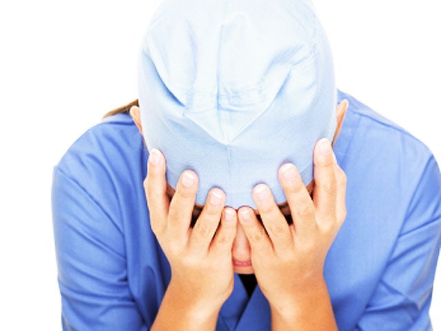 surgeon is burnt out 