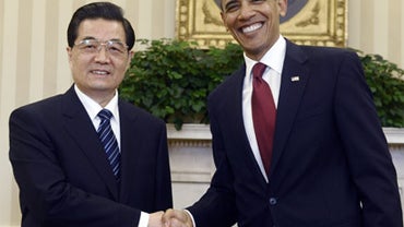 President Obama with Chinese President Hu Jintao 