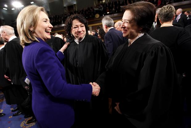 Hillary Clinton, Sonia Sotomayor and Elena Kagan 