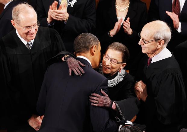 President Obama and Justice Ruth Bader Ginsburg 