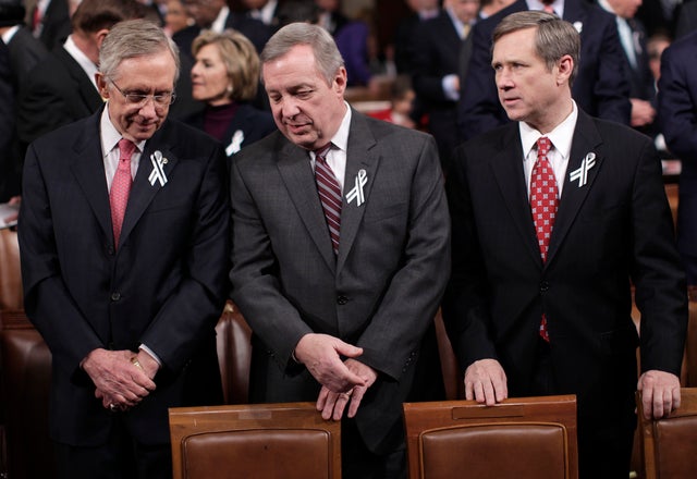 Harry Reid, Richard Durbin and Mark Kirk 