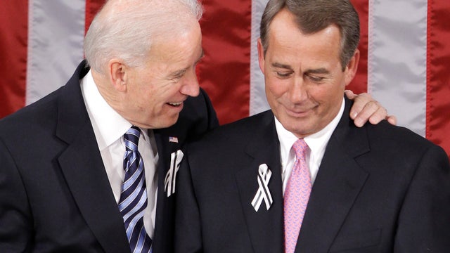Joe Biden and John Boehner 