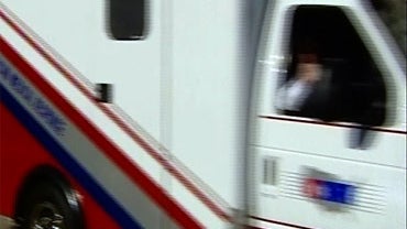 Ambulance moving Gabrielle Giffords to Rehab Center  