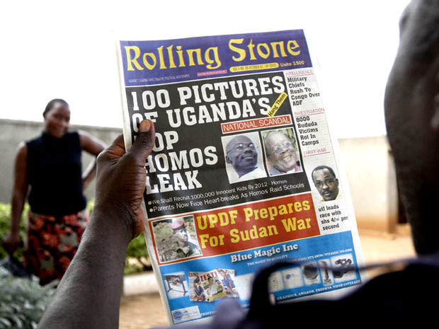 Rolling Stone Uganda anti-gay newspaper 