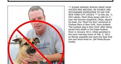 NY Dog Dies In Fire A Month After River Rescue CBS News(01)