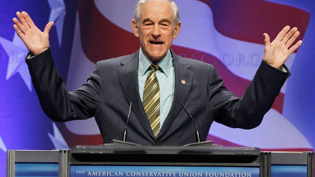 Ron Paul, speaks at the Conservative Political Action Conference  