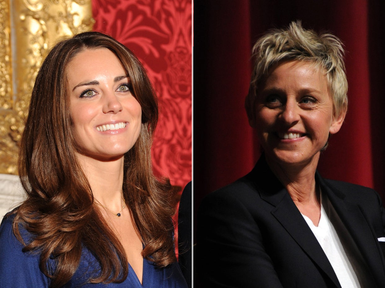 Ellen DeGeneres: I'm Related to Kate Middleton - CBS News