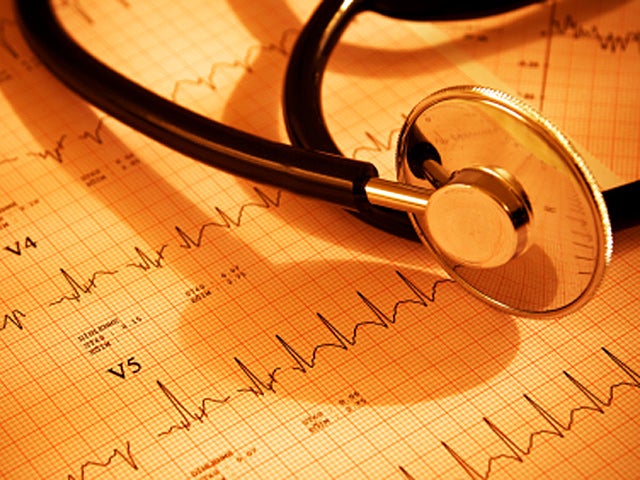 Stethoscope and charts