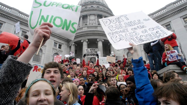 Wisconsin, protests 