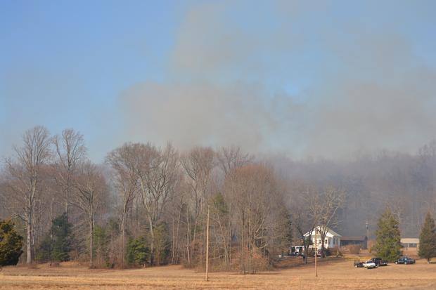 Brush Fires In Md. 