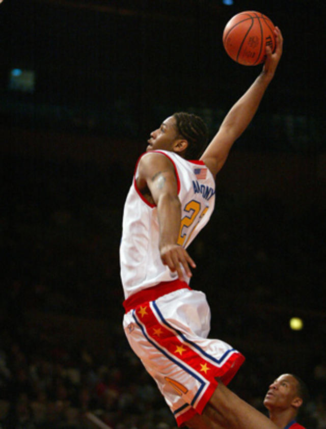  2004-05 Sweet Shot #21 Carmelo Anthony NBA Basketball