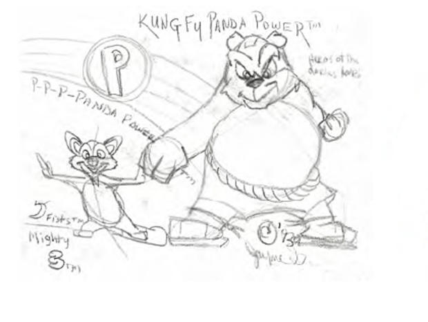 Kung Fu Panda Power Sketches 
