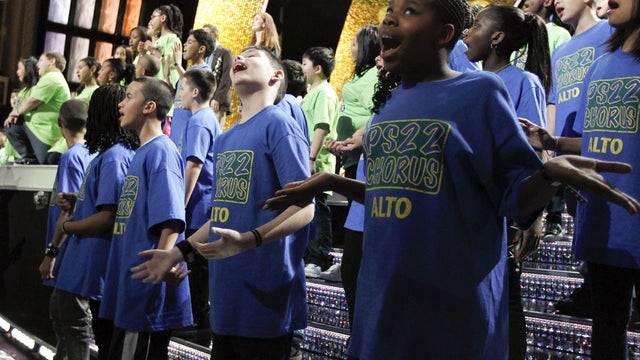 PS22 fifth grade students 