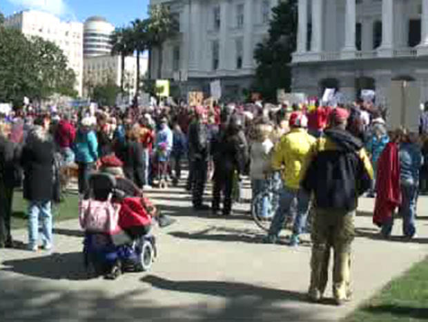 MoveOn.Org Union Protests, Sacramento 