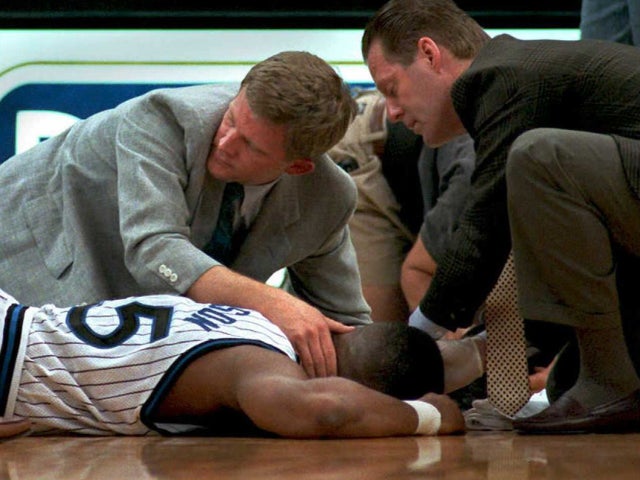 Orlando Magic guard Nick Anderson 