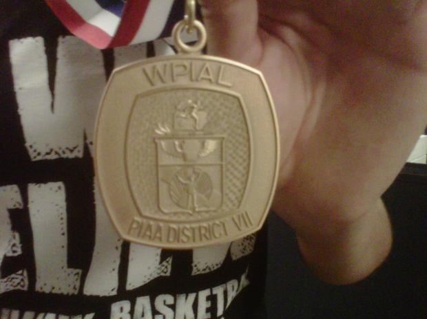WPIAL Basketball gold medal 