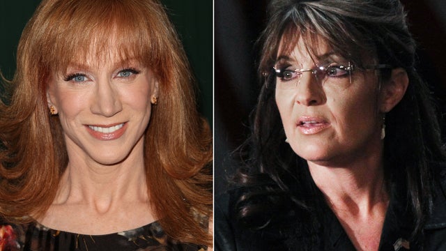 Sarah Palin and Kathy Griffin  