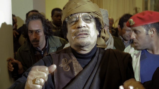 Libyan Leader Muammar Qaddafi 