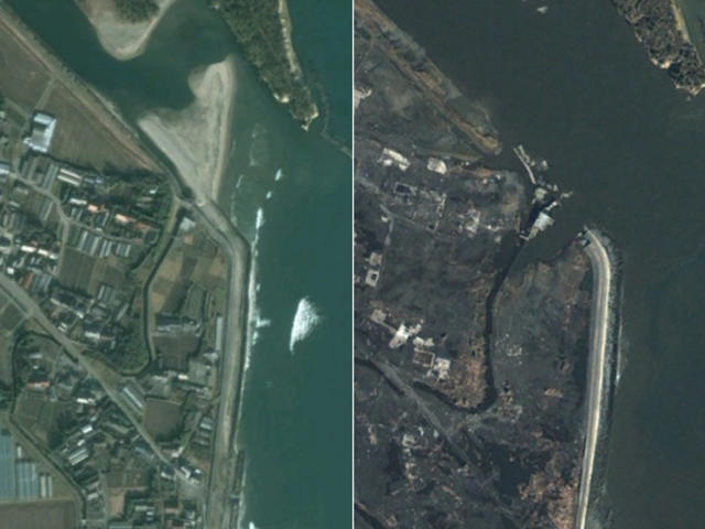 Japan Earthquake Before And After