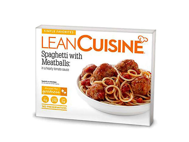 lean cuisine, spaghetti with meatballs, 4x3 