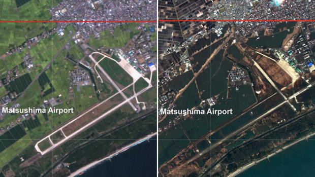 Japan earthquake: before and after 