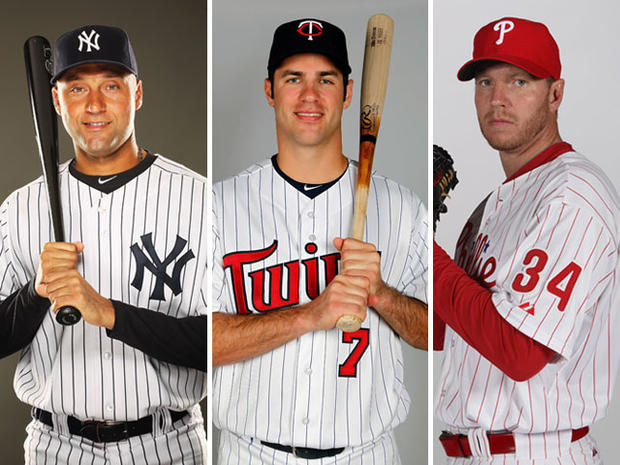 MLB Best selling jerseys of 2010, Derek Jeter, Joe Mauer,  Roy Halladay 