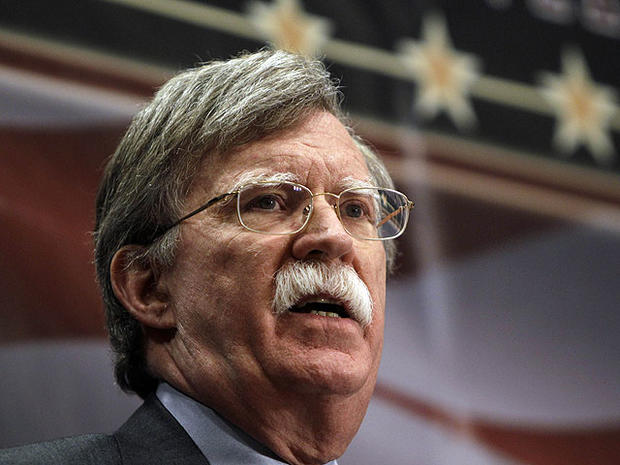 Former Ambassador John Bolton speaks at the Conservative Principles Conference hosted by U.S. Rep. Steve King, R-Iowa, March 26, 2011, in Des Moines, Iowa. 