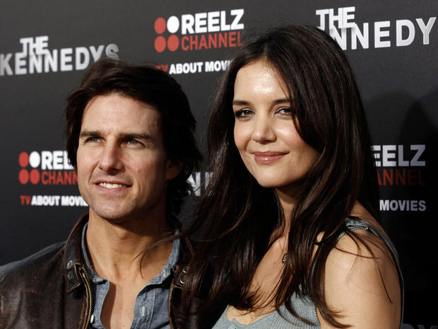 Katie HOlmes and Tom Cruise at premiere of "The Kennedys" 