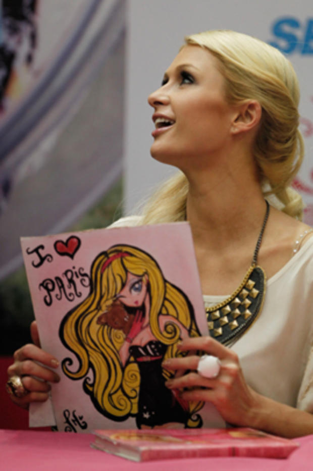 Paris Hilton promotes her new show line in Mexico City 